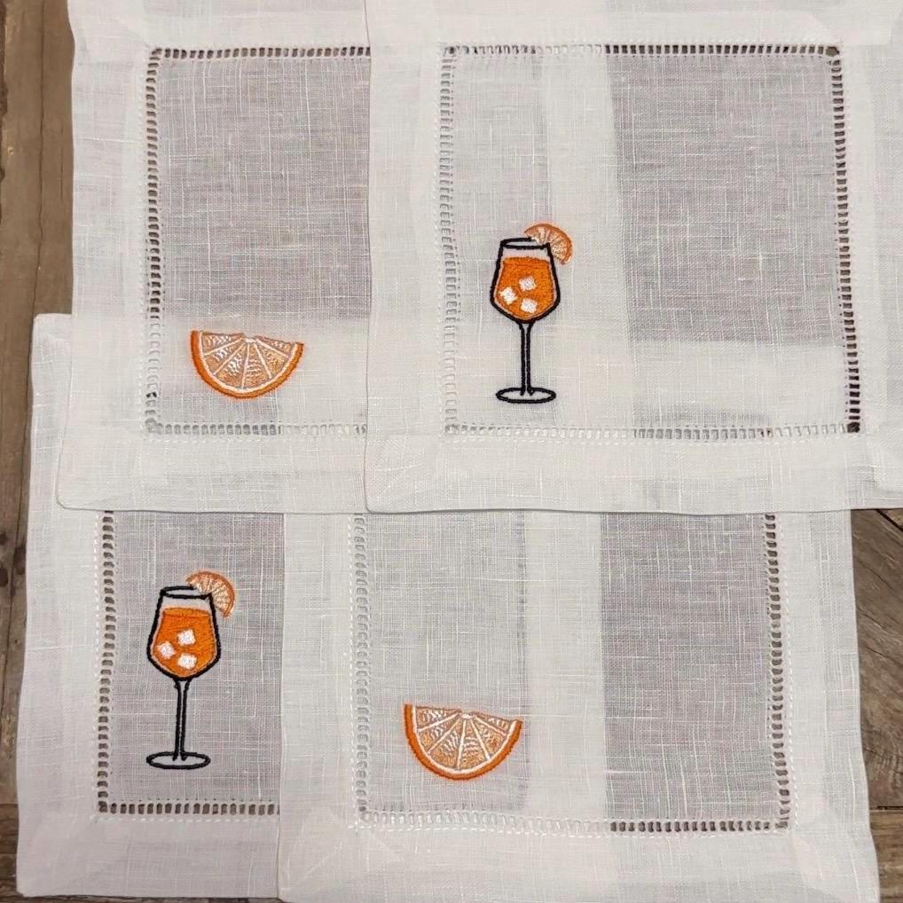 Sip & Serve Embroidered Cocktail Napkins I Cocktail napkins I Embroidered Cocktail Napkins | Bachelorette Party