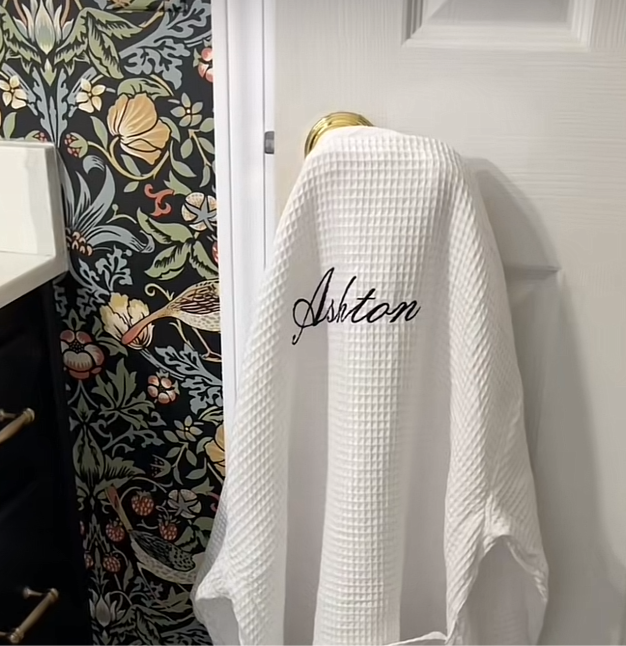 Personalized Embroidered Bath Robe | Monogrammed Embroidered Bath Robe | Custom Robe | Custom Embroidery
