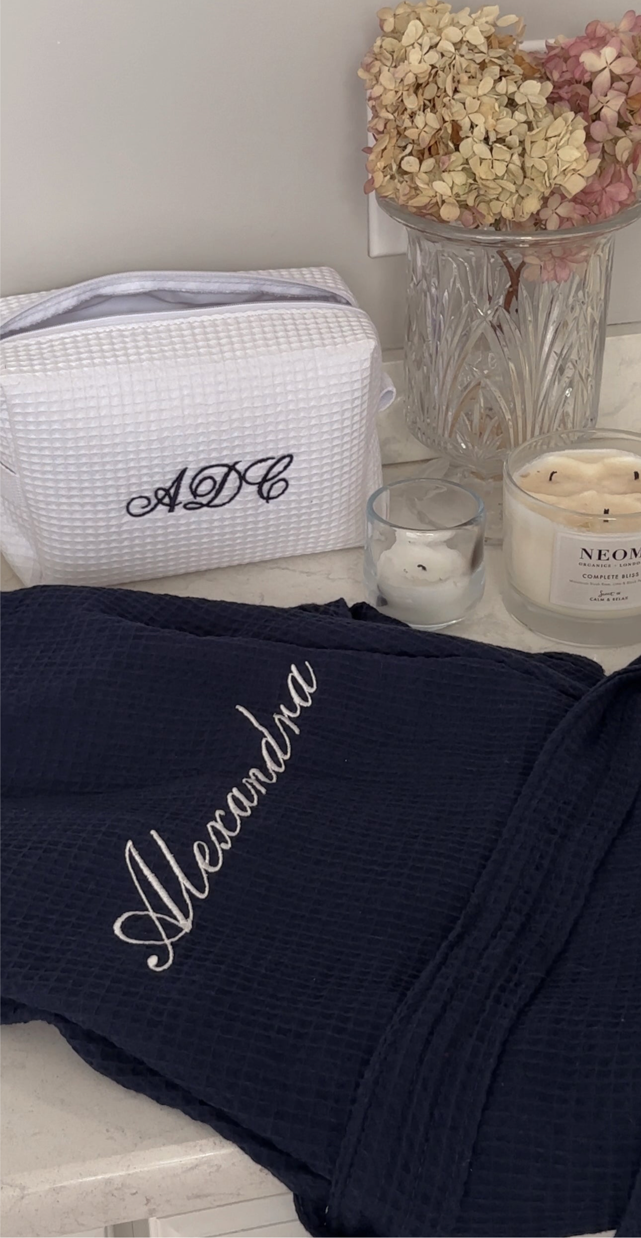 Personalized Embroidered Bath Robe | Monogrammed Embroidered Bath Robe | Custom Robe | Custom Embroidery