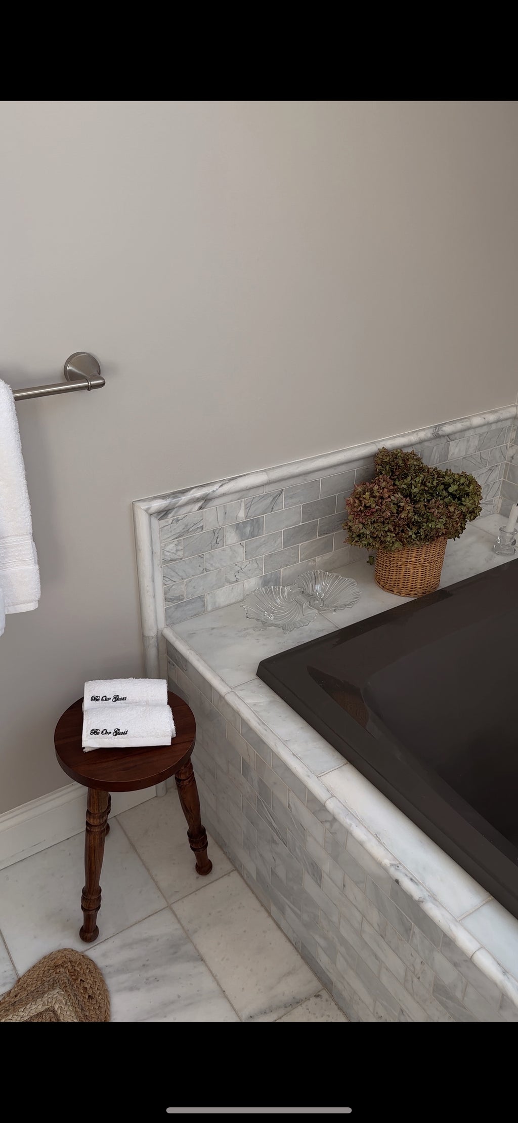 Custom Embroidered Face Towel | Monogrammed Towel | Inital Towel