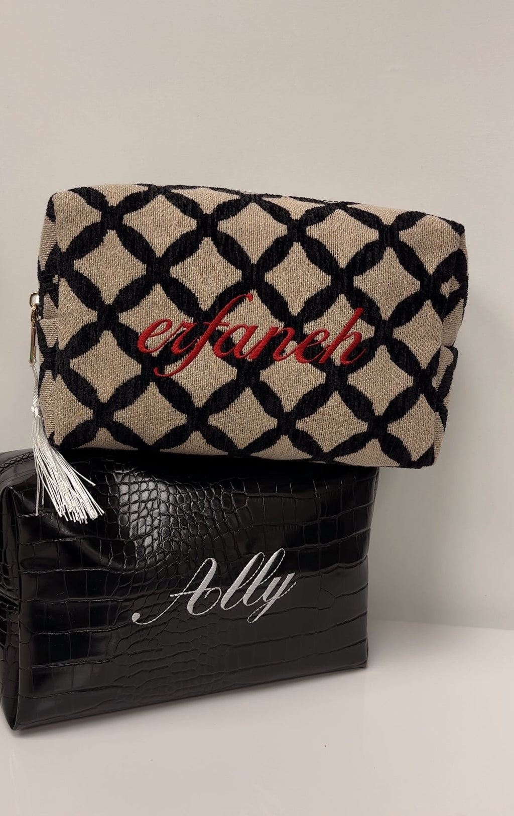 Personalized Marrakesh Embroidered Cosmetic Bag