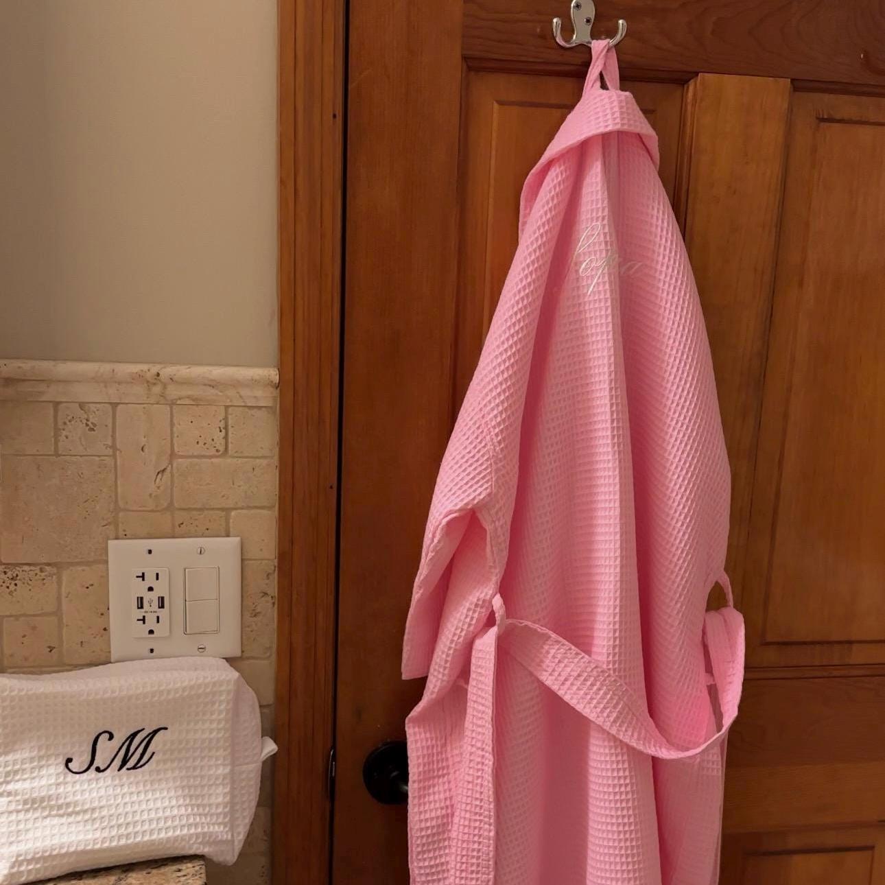 Personalized Embroidered Bath Robe | Monogrammed Embroidered Bath Robe | Custom Robe | Custom Embroidery